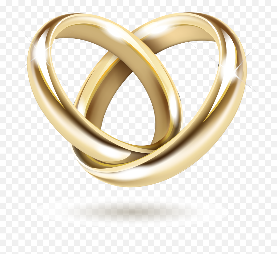 Download Vector Ring Invitation Gold - Wedding Rings Transparent Background Png Emoji,Letter Money Ring Bride Emoji