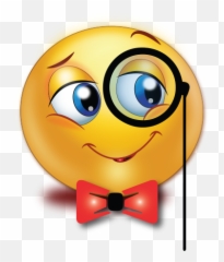 Professor Big Glasses Emoji - Imagenes De Emoji Profesor,Bow Emoji