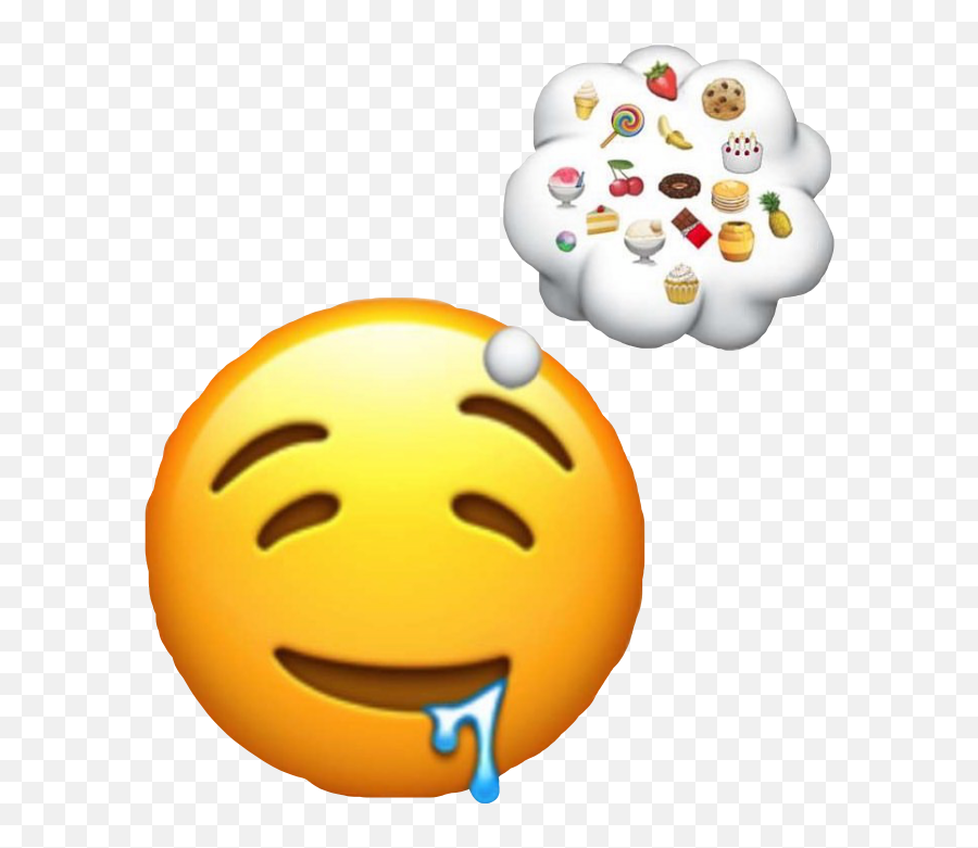 Emoji Hungry Sticker - Food Emoji Iphone Png,Hungry Emoji