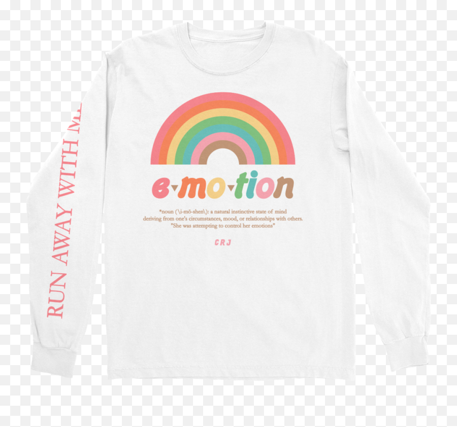 Rainbow Long Sleeve - Carly Emotion Rainbow Shirt Emoji,Emotion Shirt