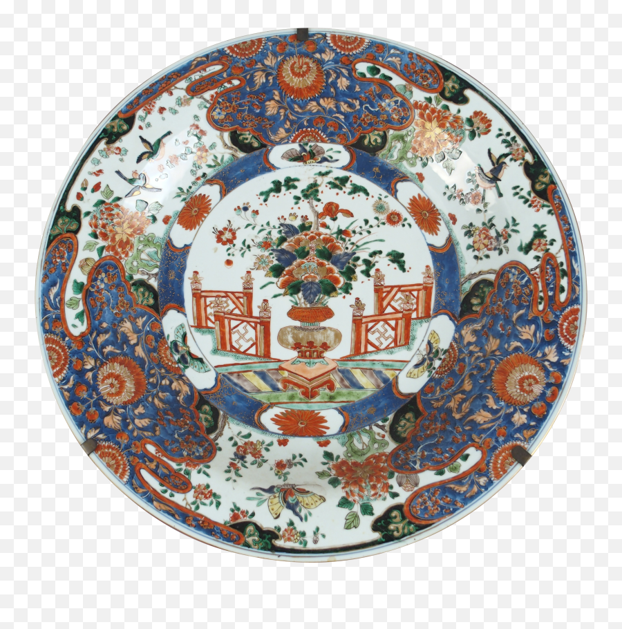 Chinese Porcelain - Serving Platters Emoji,'avec Une Grande Emotion