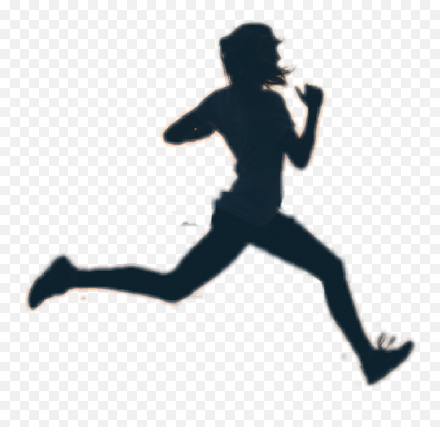 Ftestickers Girl People Jump Woman Sticker By Aras - Exercise Picsart Emoji,Running Woman Emoji