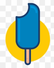 Ice Cream Bite Blue Free Icon Of Super Ice Cream Icons - Ice Cream Popsicle Icon Emoji,Glace Emoticon