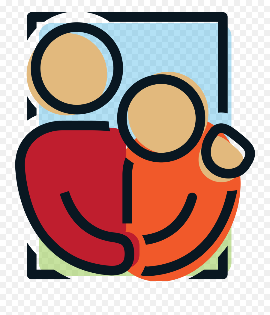 Hugging Clipart - Dot Emoji,Good Night Hug Emoticon