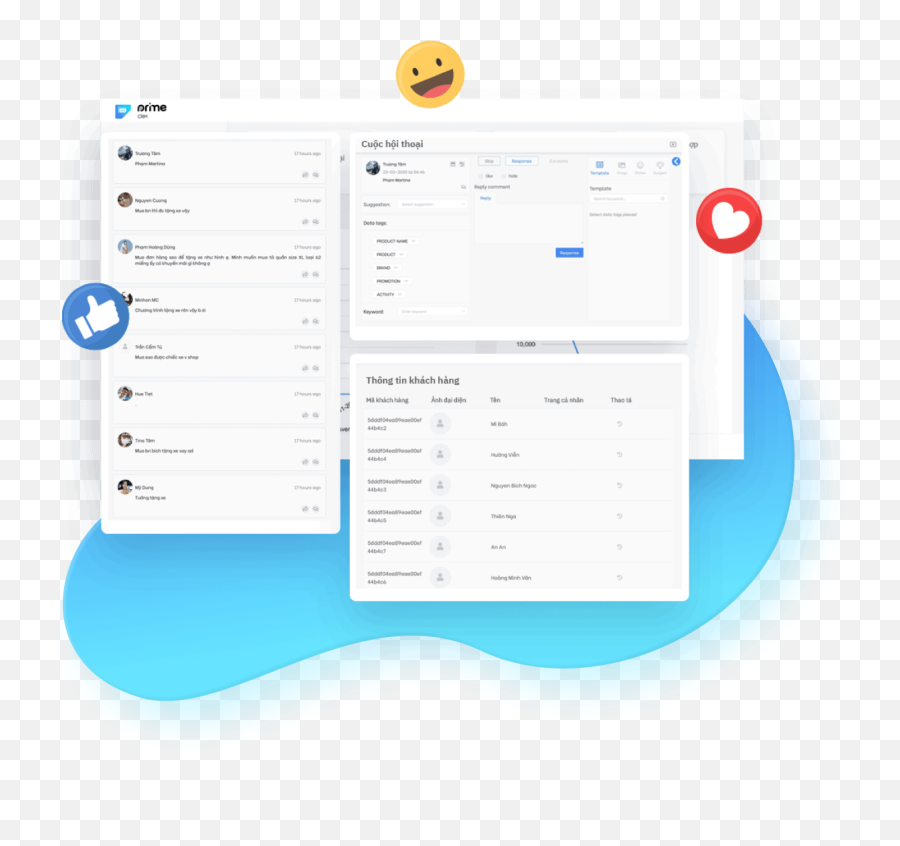 Prime Crm - Vertical Emoji,Emoticons Moi Cho Paltalk