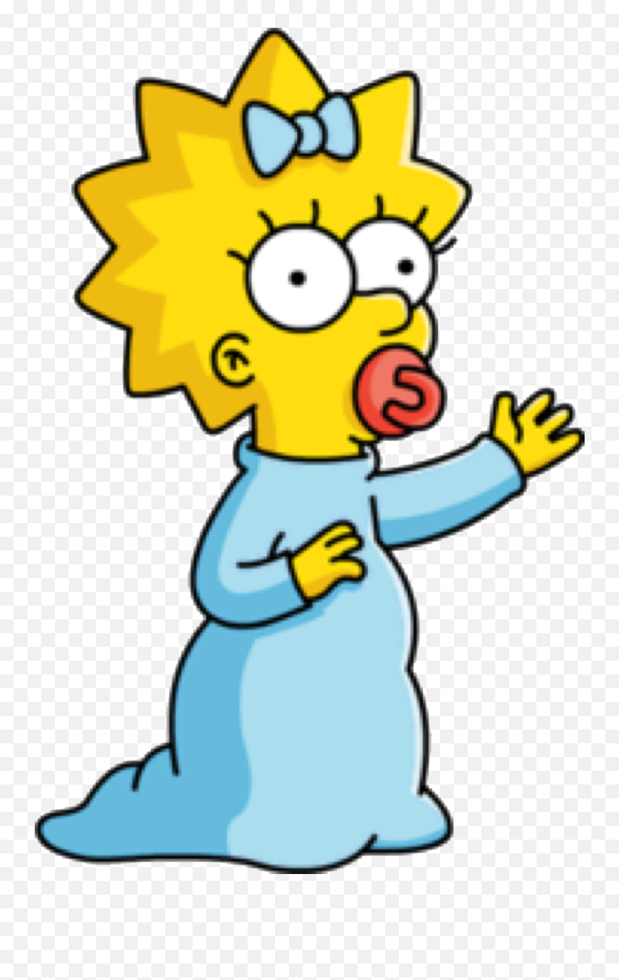 Maggie Simpson - Maggie Simpson Png Emoji,Simpsons Bottle Emotions Push Down