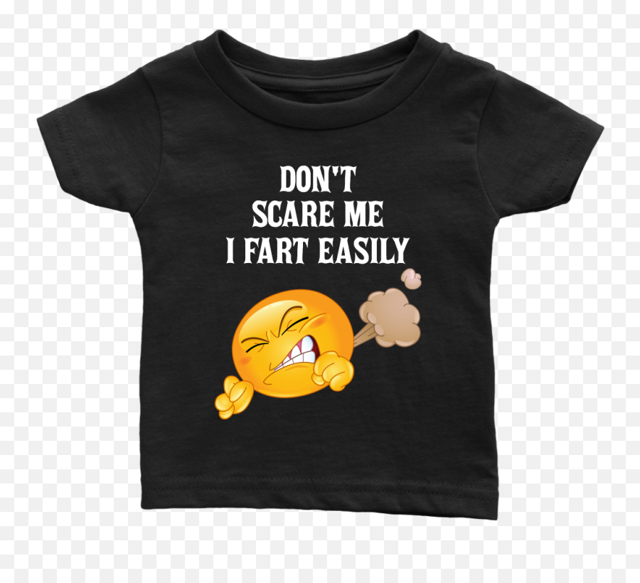 Funny Emoji Donu0027t Scare Me I Fart Easily Shirt - Farting Emoticon,Funny Emojis Meme