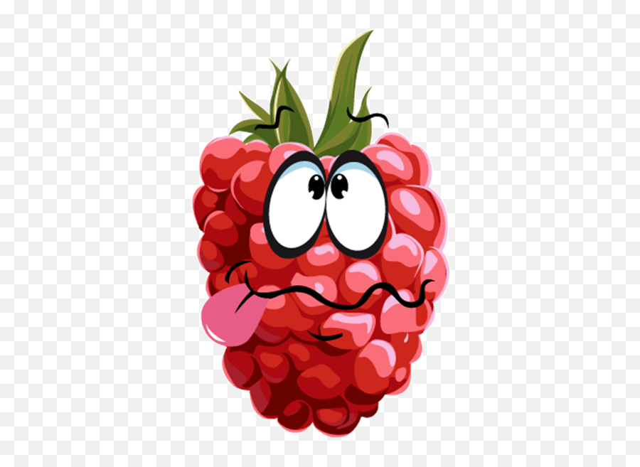 Raspberry Stickers For Whatsapp - Raspberry Cartoon Png Emoji,Raspberry Emoji