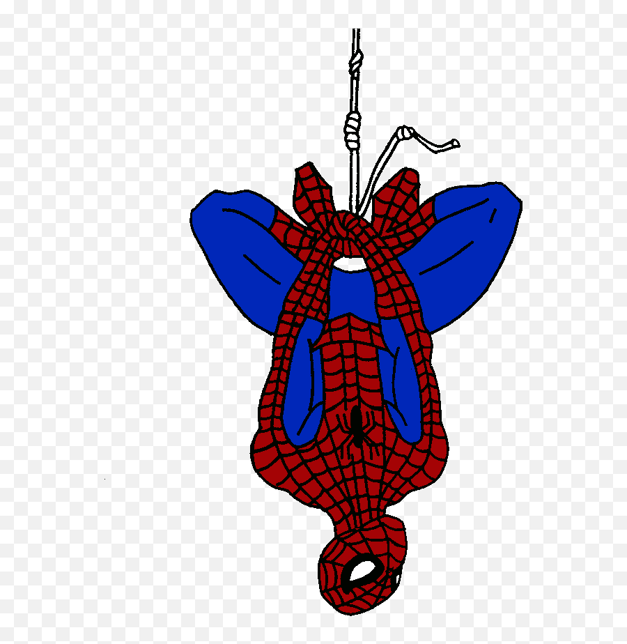 Spiderman Upside Down Clipart - Spiderman Upside Down Emoji,Emojis Single Images Upsidedown