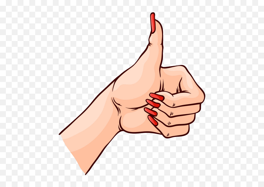Thumbs Up Clipart - Clipartworld Female Thumb Up Png Emoji,Thumbs Uphand Emojis