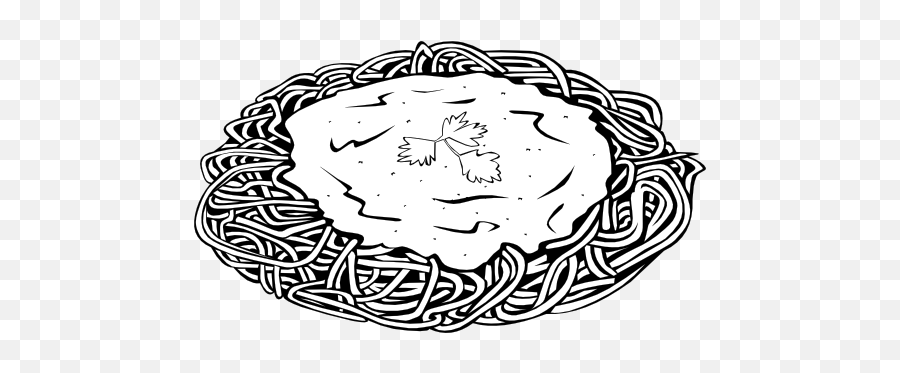 Fast Food Lunch Dinner Spaghetti Clipart I2clipart - Spaghetti Clipart Black And White Emoji,Spaghetti Dinner Emoticon