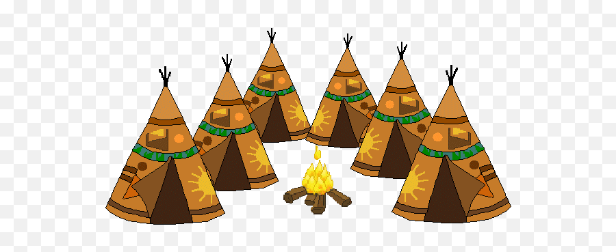 Tipi Clipart Native American Tepees And - Native American Cartoon Teepee Emoji,American Indian Emoji