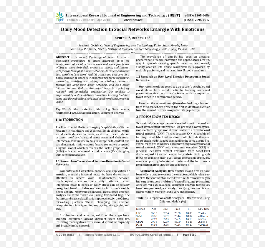 Pdf Daily Mood Detection In Social Networks Entangle With - Document Emoji,Micro Bus Emoticon