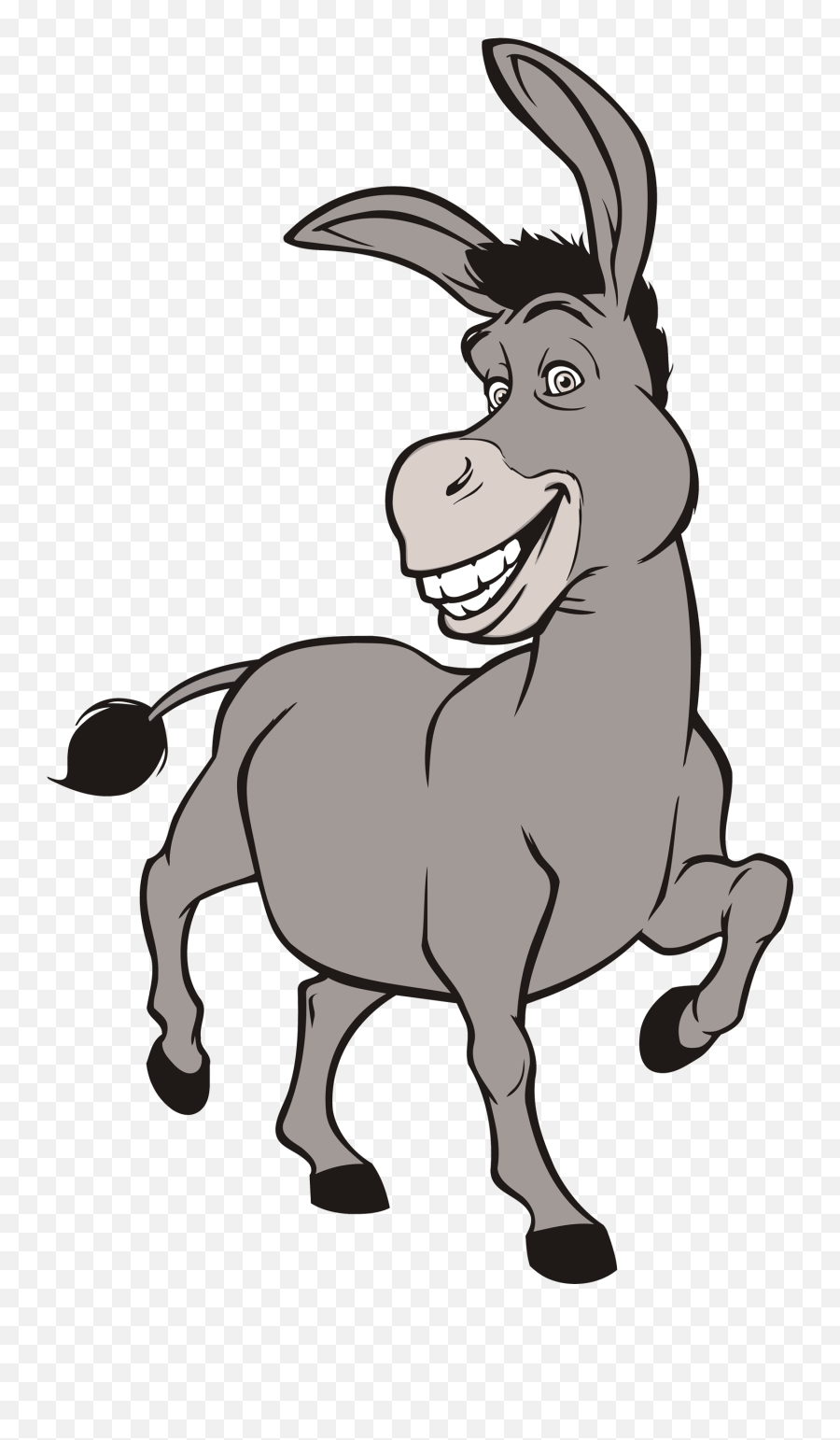 Donkey From Shrek Cartoon Emoji,Donkey Emoticons