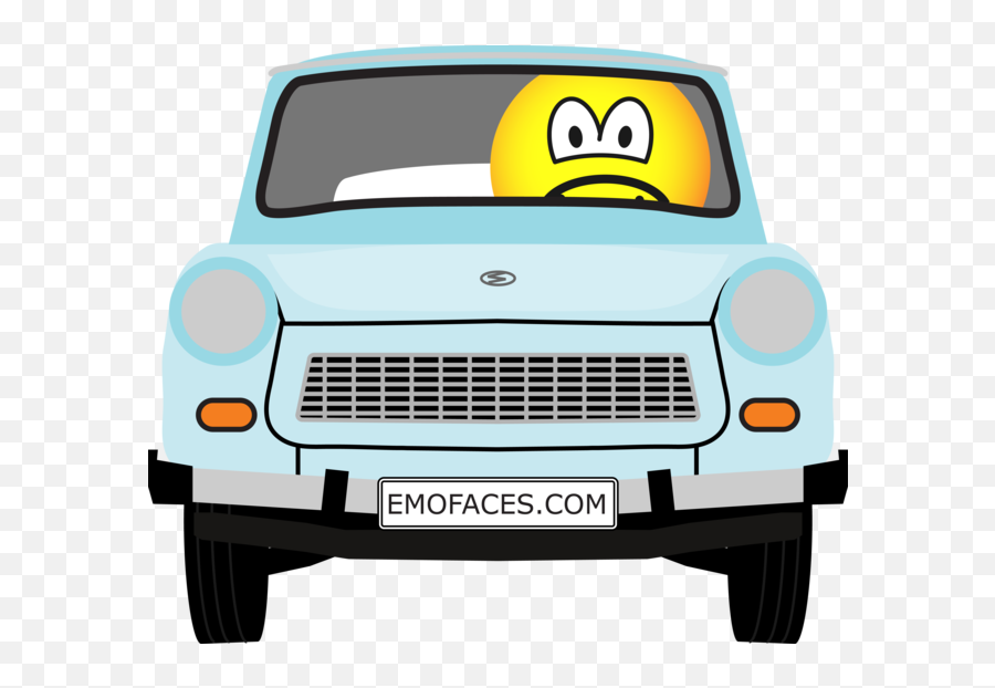 Trabant Emoticon Emoticons Emofacescom - Car Emoticon Emoji,Submarine Emoji