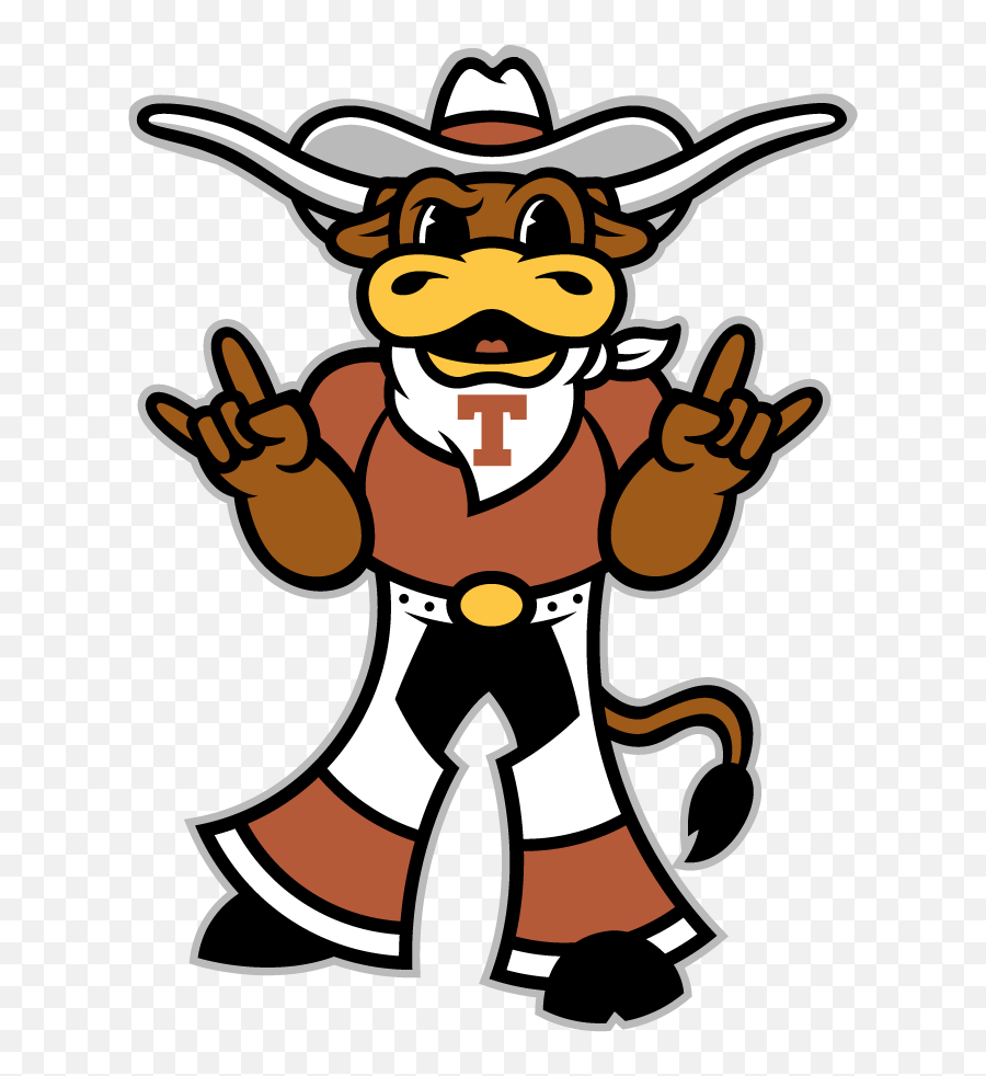 Texas Longhorns Mascot Logo - Clipart Texas Longhorn Mascot Emoji,Hookem Longhorn Emoticon
