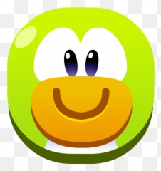 Emojis De Club Penguin Transparent Png - Club Penguin Island Emoji,Green Emojis