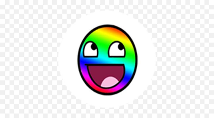 Rainbow Epic Face - Roblox Rainbow Epic Face Transparent Emoji,Emoticon Rainbows