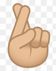 Crossed Fingers Joypixels Sticker - Crossed Fingers Emoji,Luck Emojis Android