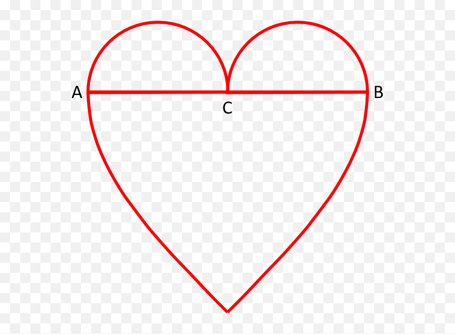 The Maths Of Drawing Hearts Emoji,Solid Heart Emoticon