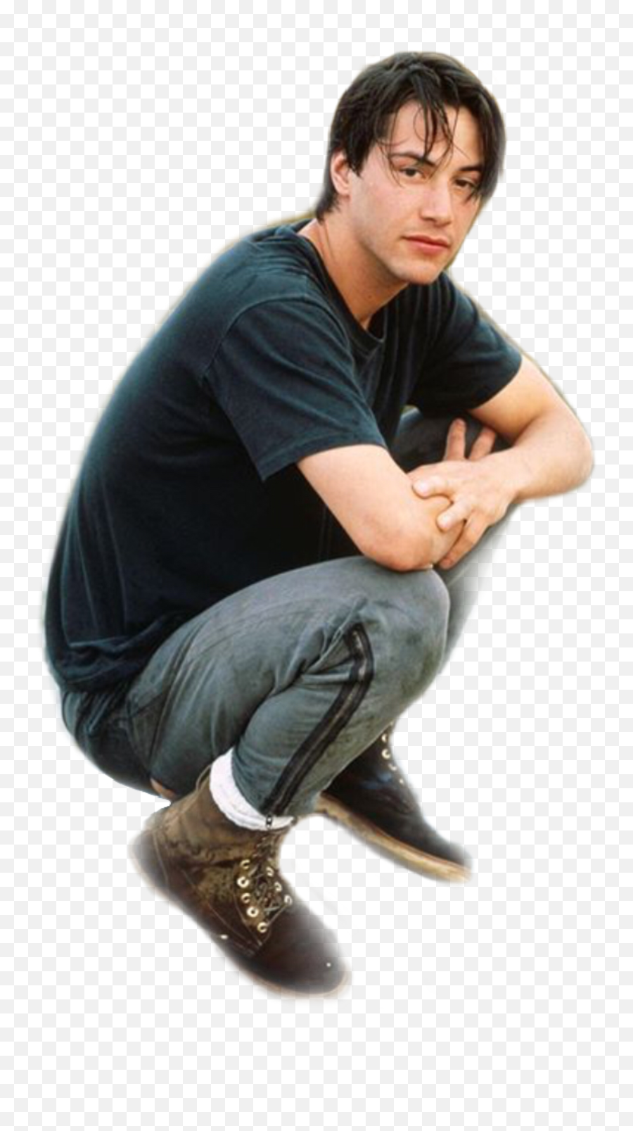 The Most Edited Keanureeves Picsart Emoji,Squatting Slav Emoji