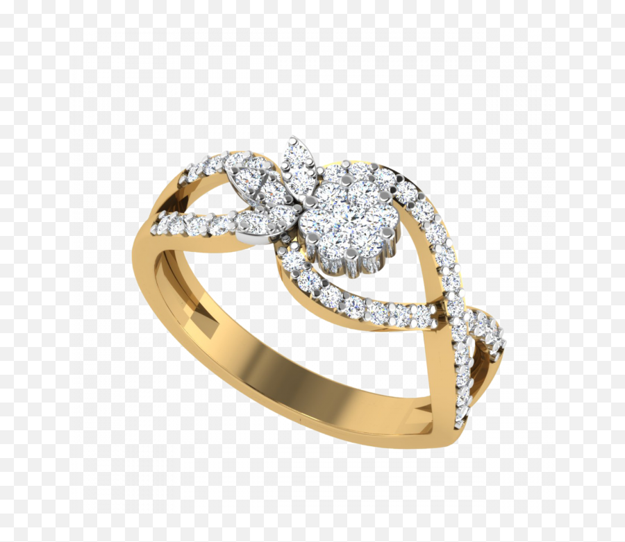The Flower U0026 Sunshine Designer Diamond Ring Emoji,Solitaire Emotion