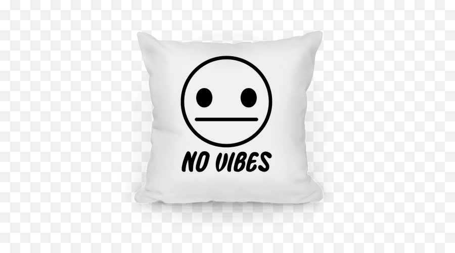 No Vibes Pillows Lookhuman Emoji,Nostalgia Emoji