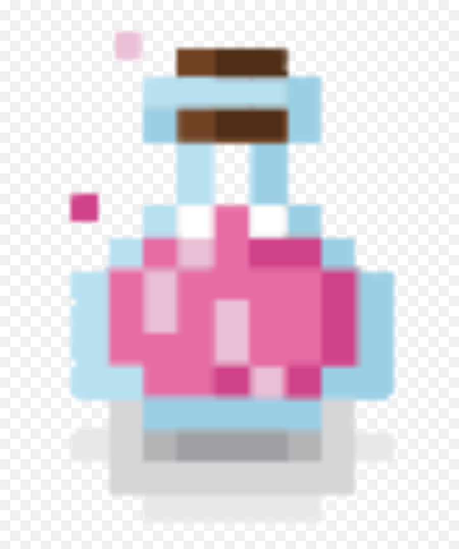 Potion Pixel Gamesart Aesthetic Pink - Transparent Potion Pixel Aesthetic Emoji,Potion Emoji