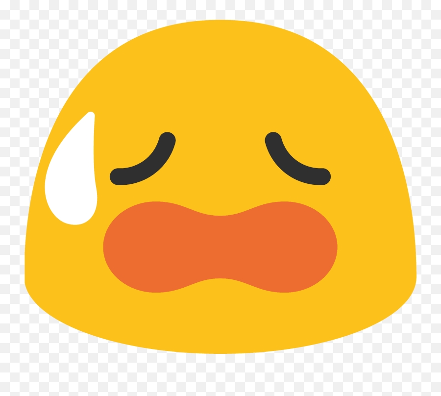 Emoji U1f62b - Panicked Emoji Transparent Background,Emoji Svg Files