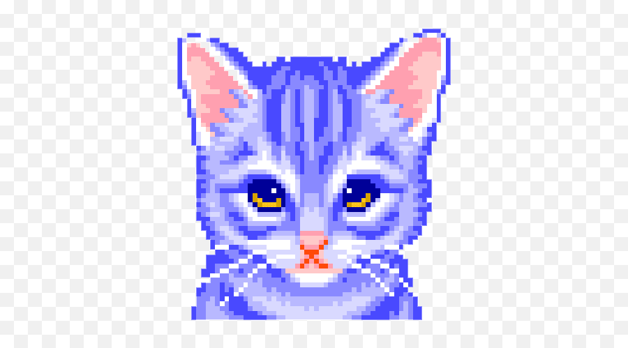 Top The Cats Out Of The Bag Stickers - Transparent Pixel Gif Cat Emoji,Waving Cat Emoticon