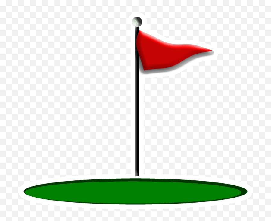 Library Of Royalty Free Download Golf Flag Png Files - Golf Tee Flag Clip Art Emoji,Golf Emoji Free