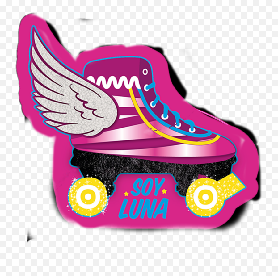 Sticker By Esnedalopez - Stickers De Soy Luna Emoji,Rollerskating Emoji Party Invitations