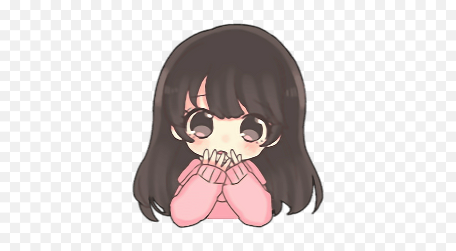 Download Sticker Anime Png - Anime Wallpapers Transparent Cute Chibi Png Emoji,Anime Whatsapp Emoticons