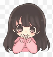 Download Sticker Anime Png - Anime Wallpapers Transparent Cute Chibi Png Emoji,Anime Whatsapp Emoticons