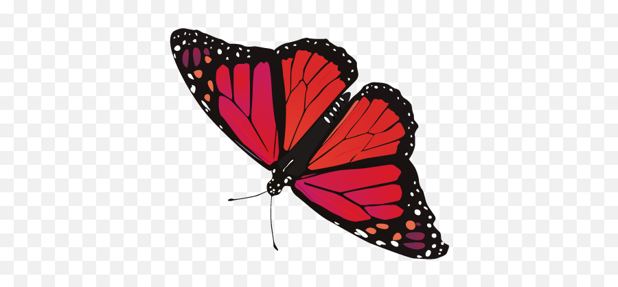 Freelaserhair Transparent Background Butterfly Emoji Png - Red Butterfly Png Transparent,Buttefly Emoticon