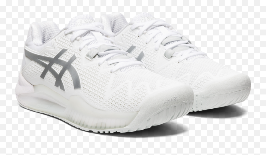 Masonu0027s Tennis - Asics Tennis Shoes Gel Resolution 8 White Silver Emoji,Shoe No Emotion