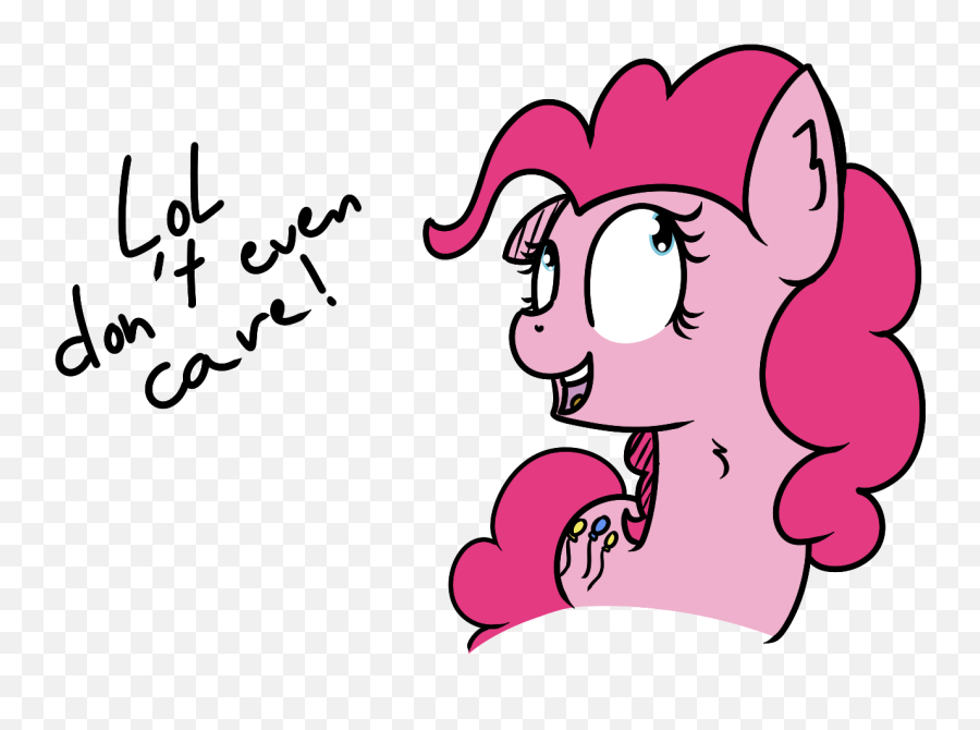 Mouth Pinkie Pie Pony Reaction Image - Fictional Character Emoji,Doodle Mouths Emotions