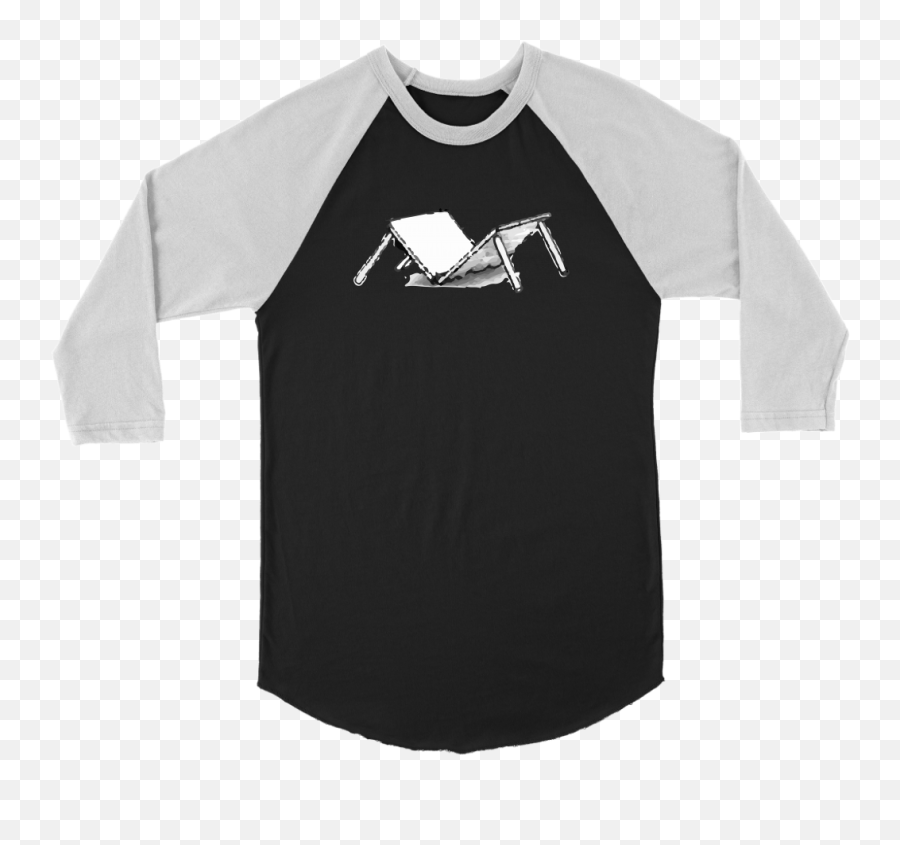 Broken Table Raglan Baseball Shirt - Hamilton Muscial Logo On Shirt White Emoji,Buffalo Bills Emoji