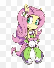 Cylent - Fluttershy Sonic Style Deviantart Emoji,Kid With No Emotion In Sonic Costume