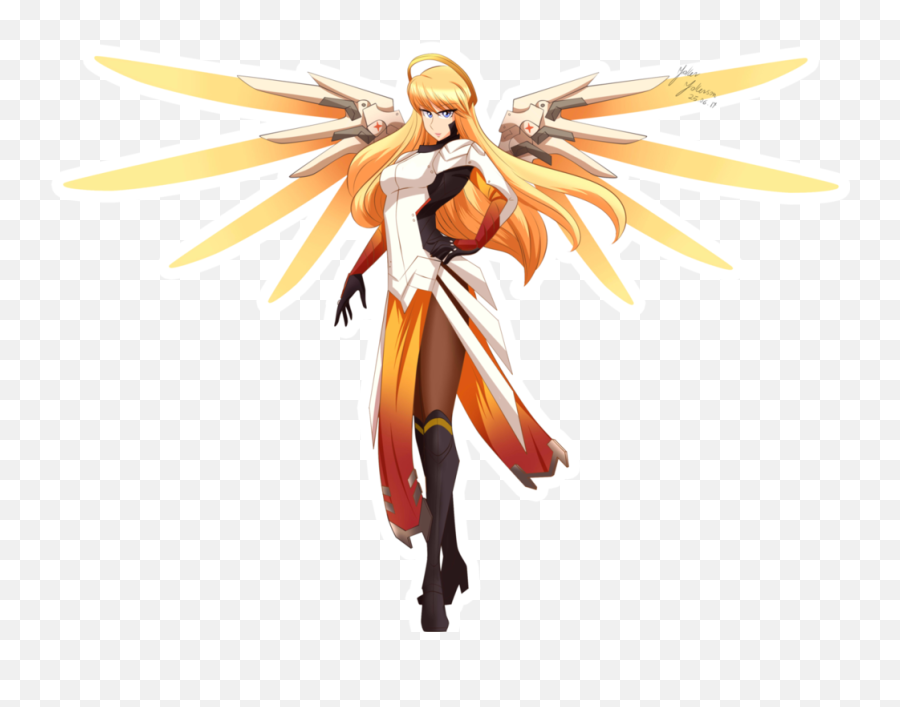 Artwork Png - Mercy Overwatch Png 2044026 Vippng Overwatch Mercy Png Emoji,Mercy Emoticon