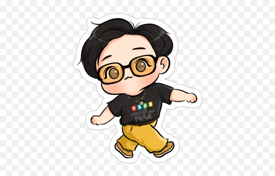 Discover Trending - Chibi Bts Jhope Fanart Emoji,Tehee Emoji