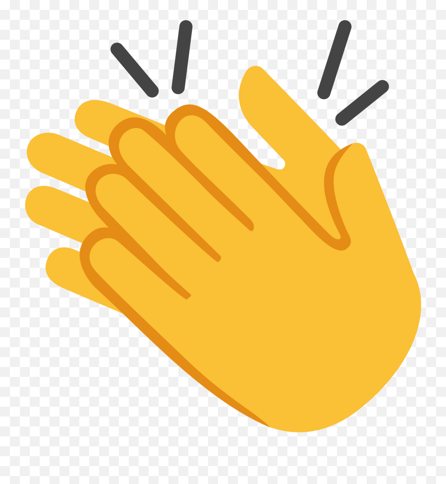 Applause Clapping Fonts Hand Noto Emojipng X U2013 Free Png - Clapping Graphic,X Emoji Transparent