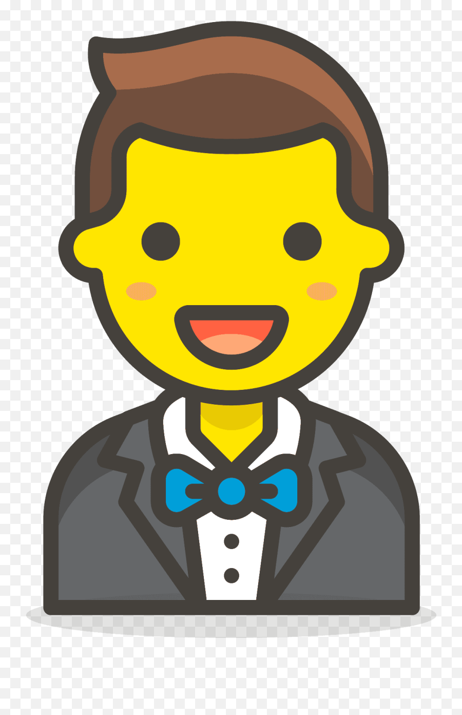 Man In Tuxedo Emoji Clipart Free Download Transparent Png - Men In Tuxedo Icon,Dress Drawings Emojis
