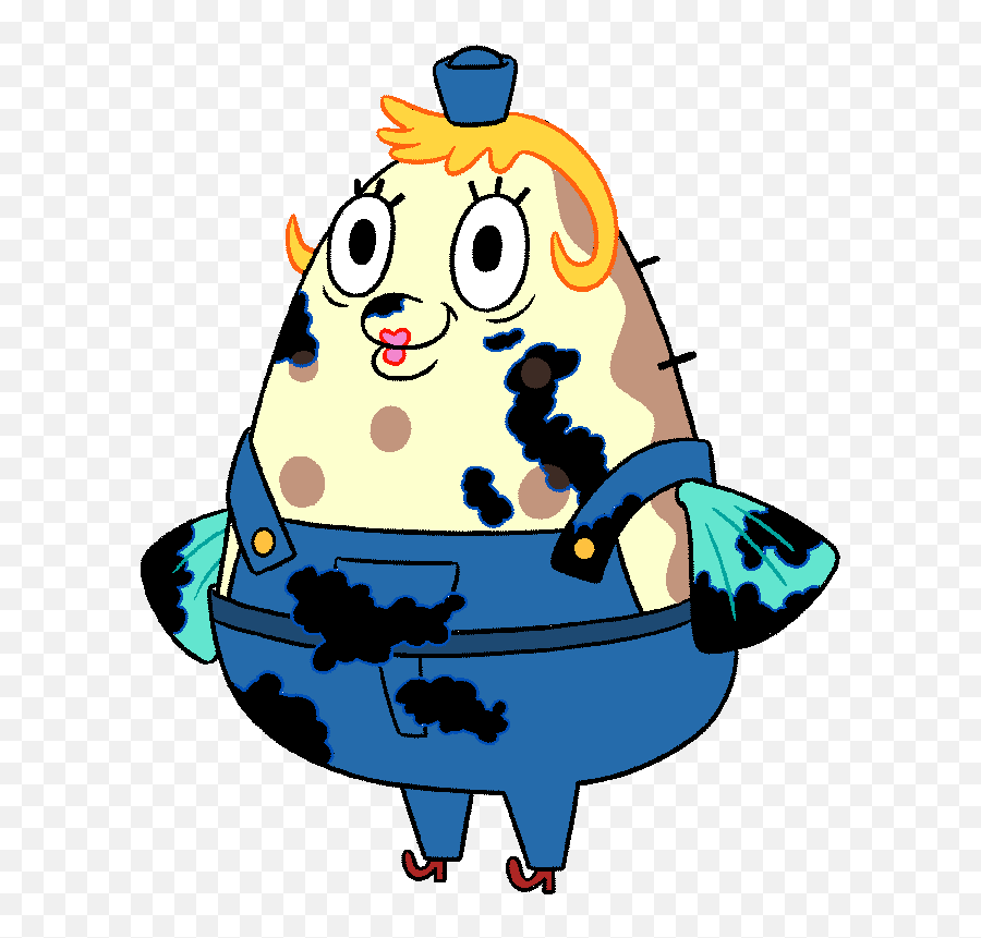 Spongebob - Mrs Puff Model Sheets Nickelodeon Animation Dot Emoji,Spongebob Emotion Anxiety