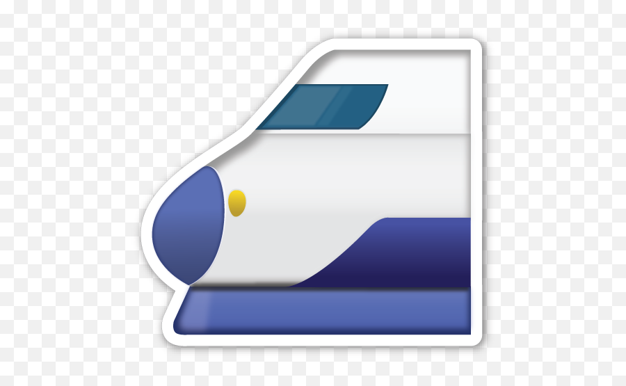 High Speed Train With Bullet Nose - Vertical Emoji,Virgin Moble Text Emojis