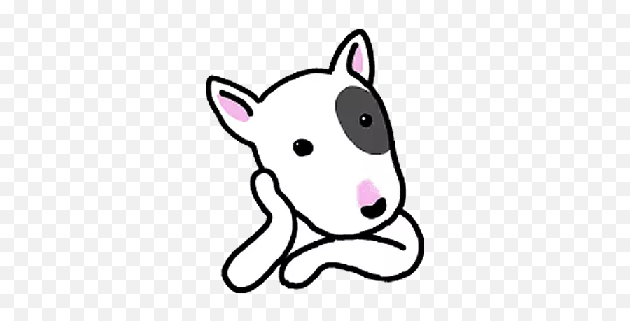Bull Terrier - Dot Emoji,Bull Terrier Emoticons