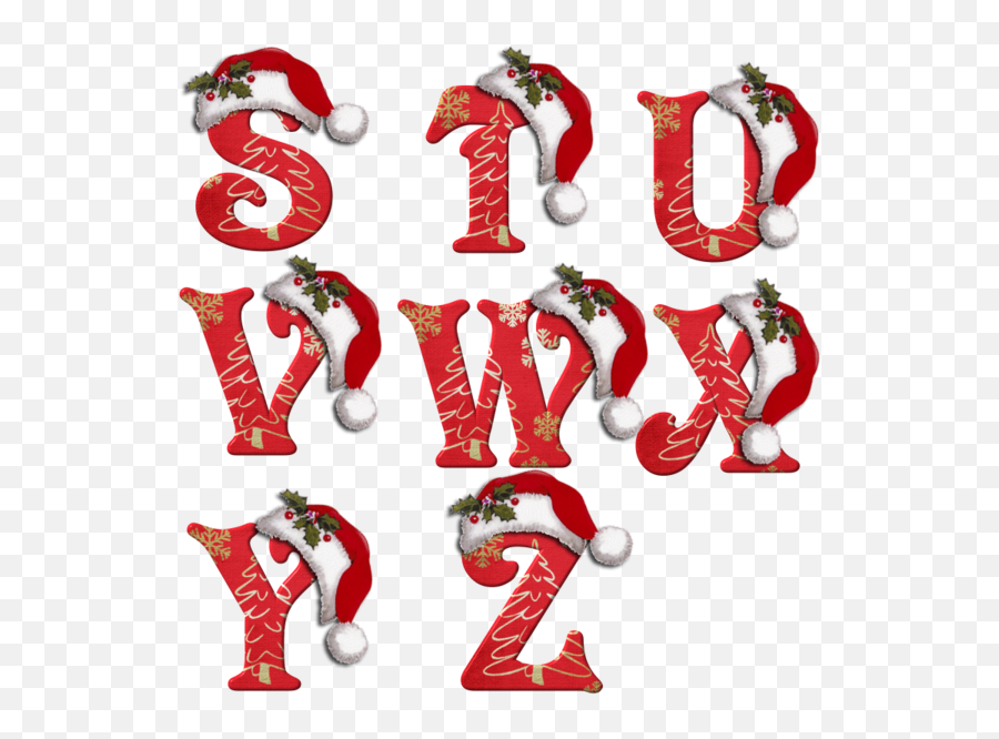 Download Alphabets - Moldes De Letras Navidad Clipart Emoji,Emojis Moldes