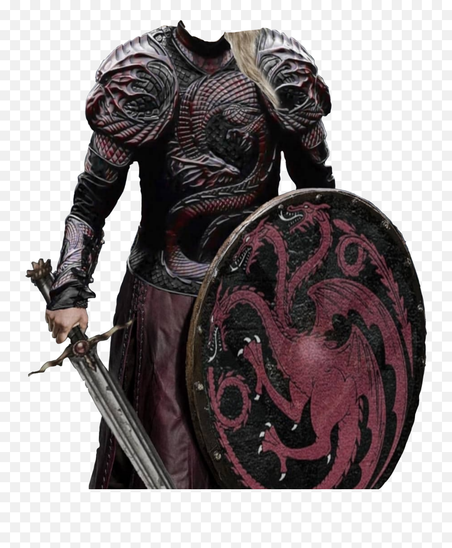 Targaryen Armour Armor Sword Sticker - Targaryen Shield Emoji,Sword And Shield Emoji