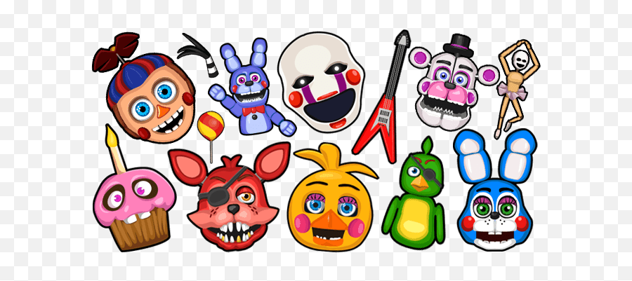 Five Nights At Freddyu0027s Cursor Collection - Custom Cursor Emoji,How To Make A Fnaf Fan Art With Good Emotion