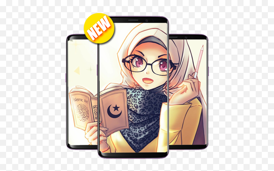 Hijab Anime Wallpapers - Backgroud Images Latest Version Apk Emoji,Emojis Samsung Hijab